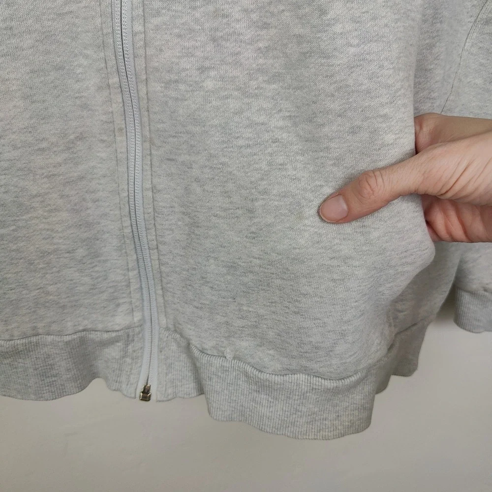 Lululemon Hoodie Mens Medium Grey Full Zip Hooded Athleisure Sporty Gym GLAWED